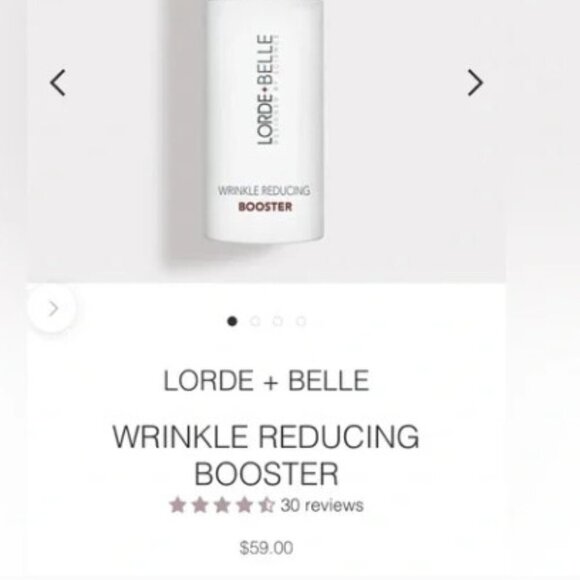 Lorde and Belle Wrinkle Reducing Booster - NIB - $59 RETAIL - Picture 2 of 4